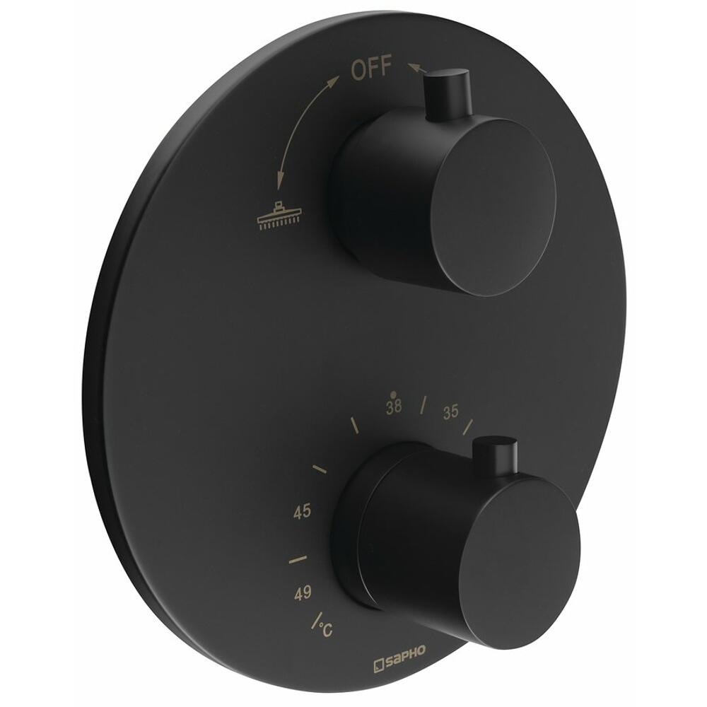 Lamborghini Mugello Duscharmatur - Einhebel-Armatur In Matt-Schwarz & Grau