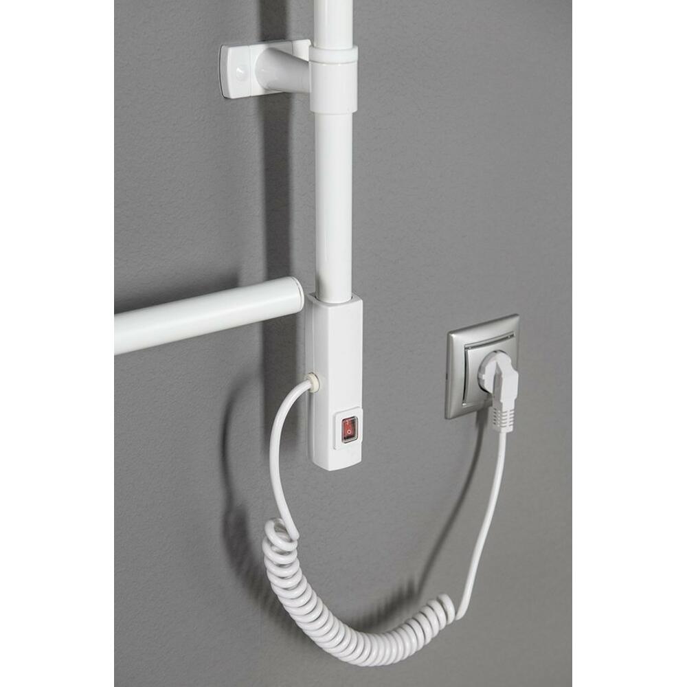 ELVOR Handtuchtrockner elektrisch, 400x750x95mm, 80W, weiß