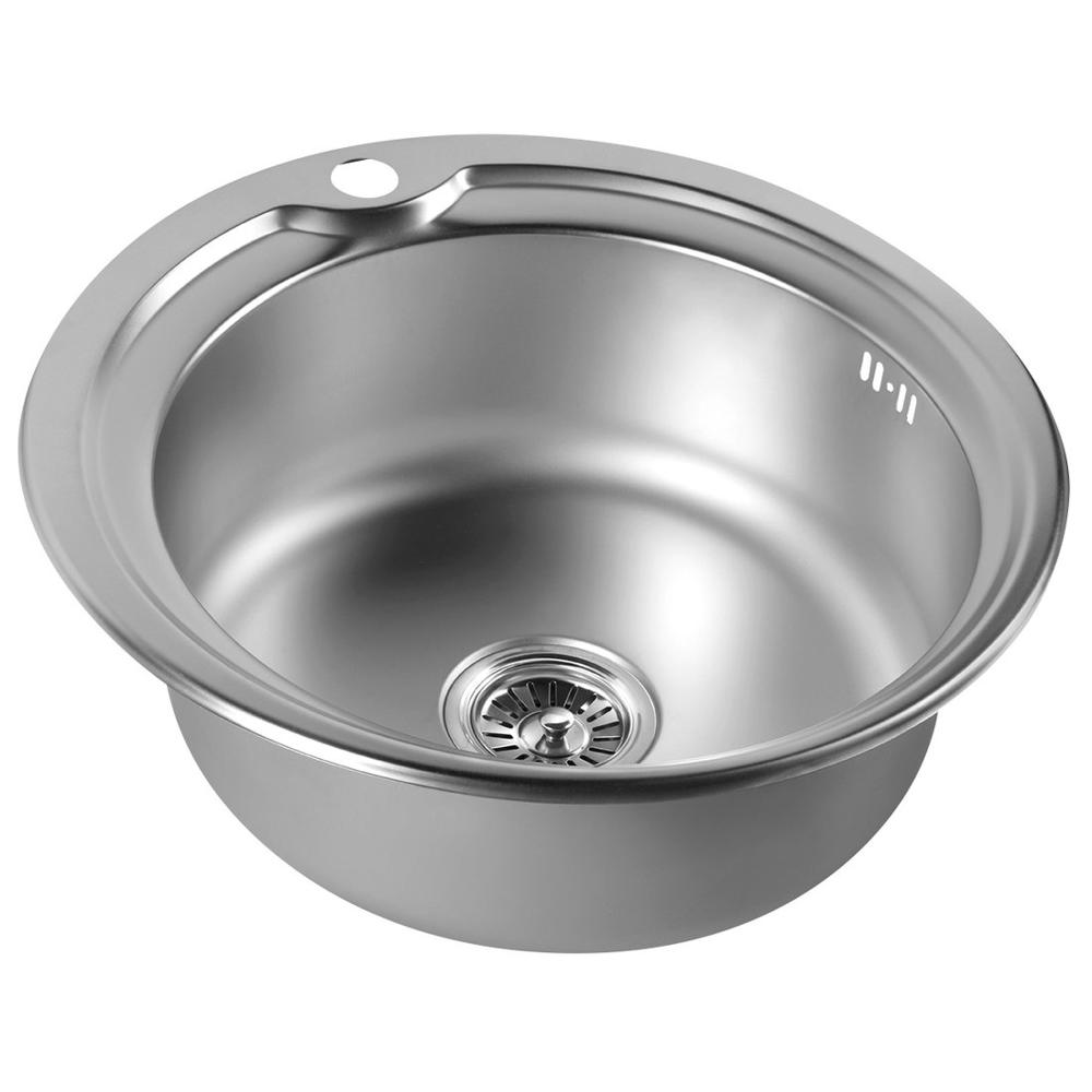 Edelstahl-Spüle 51x18 cm