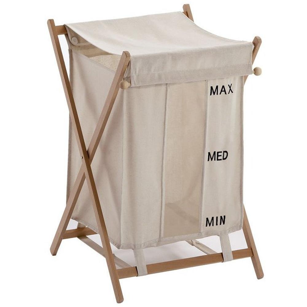 Wäschekorb Bubo 43x64,5x46 cm, weiß