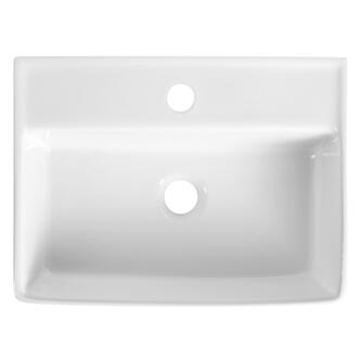 ZIPSER Keramik Waschtisch 43x32cm, Weiß