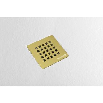TRENECA Duschwannensiphon, Durch. 90mm, DN40, Gold Abdeckung