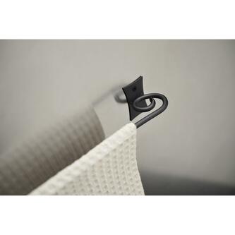REBECCA Handtuchhalter 450mm, Schwarz