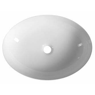 Keramik Aufsatzwaschtisch 50,5x37 cm, Weiß