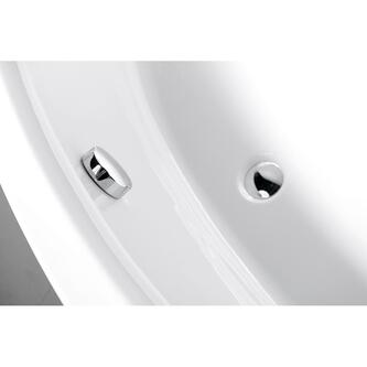 ORAVA Badewanne 150x90x38cm ohne Füße, rechts, weiß