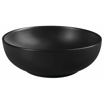 RONDANE Keramik-Waschtisch Ø 41cm, zum Aufsetzen, Schwarz matt