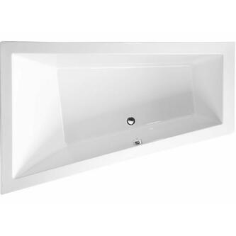 TRIANGL L SLIM asymmetrische Badewanne 180x120x50cm, weiss