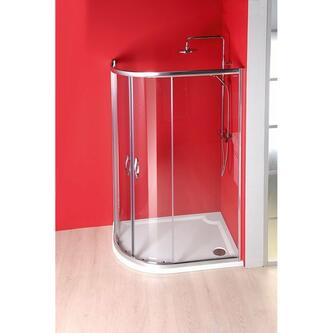 RIVA Duschwanne, Viertelkreis 120x90 cm, rechts