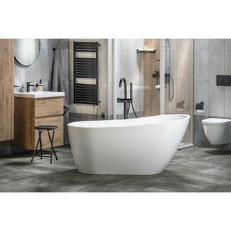 TISA Freistehende Badewanne 150x75cm, weiß