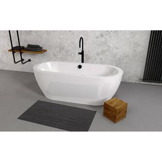 SAMIRA freistehende Badewanne 173x78x59cm, Weiß