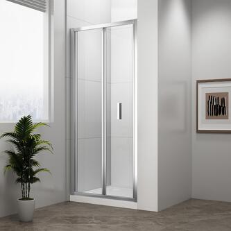 EASY LINE Nischentür/Duschfalttür 1000mm, Klarglas