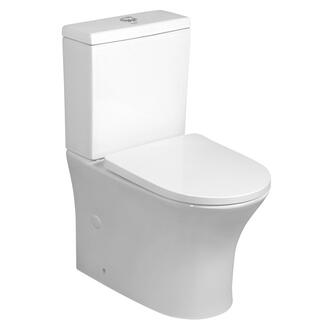 LEON Kombi-WC, spülrandlos, Abgang senkrecht/waagerecht, Weiß