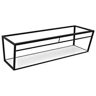 ARUBA Konsole mit Ablage 208,4x40x49 cm, schwarz matt