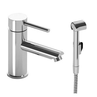 RHAPSODY Waschtischarmatur mit WC-Handbrause, Chrom
