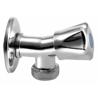 Waschventil mit Rückschlagventil 1/2"x3/4", Chrom