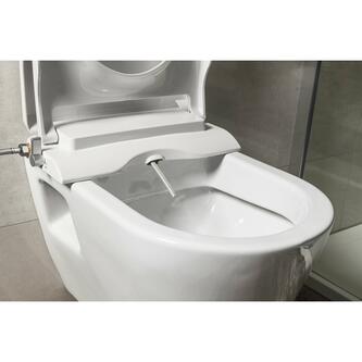 CLEAN STAR Dusch-WC-Aufsatz, D-Form