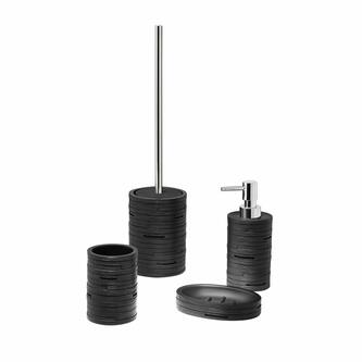 HELEN  Glas/Zahnputzbecher, schwarz