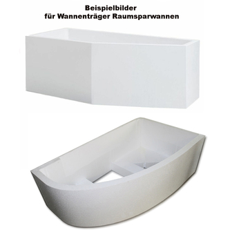 Styroporträger für Raumsparwannen