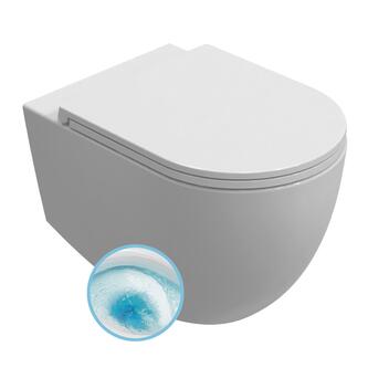 INFINITY Hänge-WC, spülrandlos 36,5x53cm, Weiß