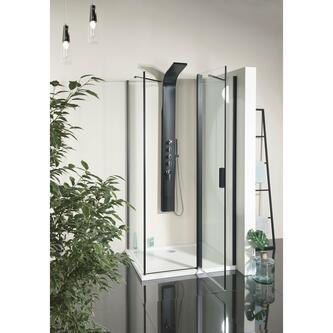 Zoom Line Black Rechteckige Duschkabine 1200x900mm L/R Variante