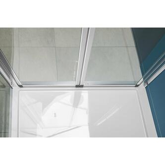 EASY LINE Rechteckige Duschkabine 800x900mm, Falttüren, L/R Variante, Klarglas