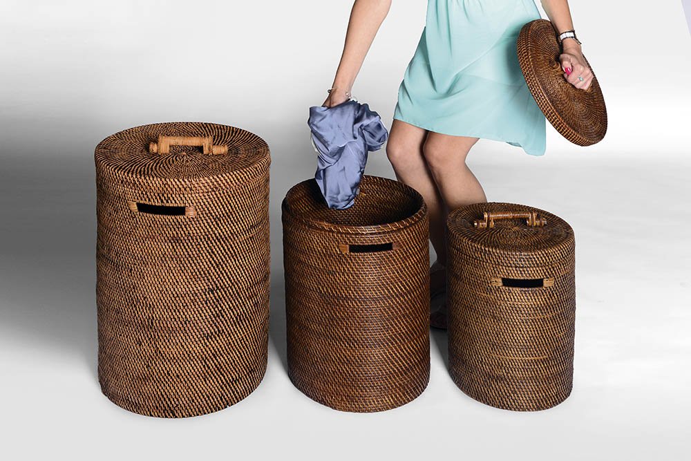 Wicker Wäschekorb, klein