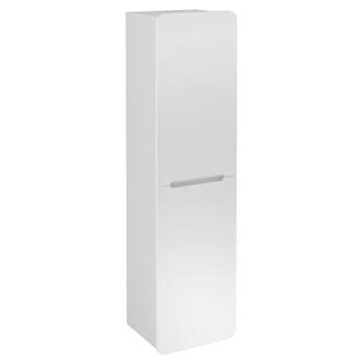 KERALA Schrank 38x143x32cm, 2x Tür, links/rechts, weiß glänzend