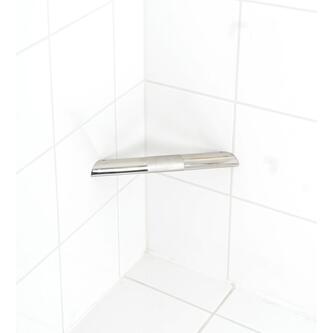 Wandfußstütze , Anti Rutsch, Edelstahl glänzend