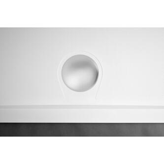 GALLET Gussmarmor-Duschwanne, Rechteck, 120x90cm
