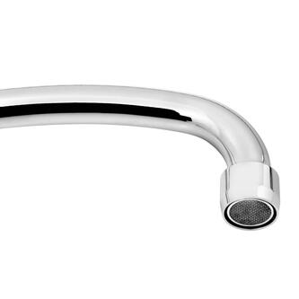 Wasserauslauf, 250mm, J-Form, Chrom
