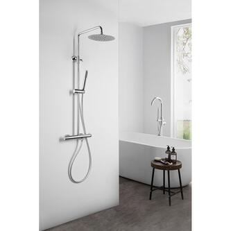 Duschsäule mit Thermostat-Armatur, Chrom