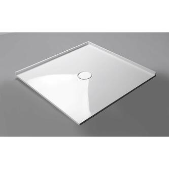 MIRAI Duschwanne, Quadrat 80x80x1,8cm, weiß