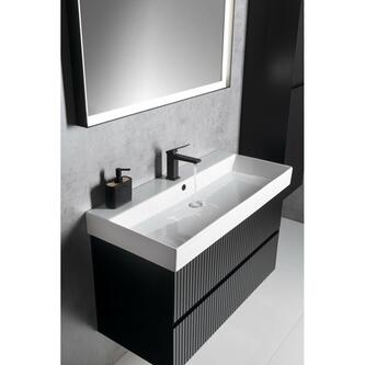 KARE 100 Keramik-Waschtisch 98x46cm, weiß