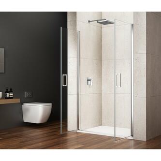 LORO Doppelduschtür 900mm, Klarglas