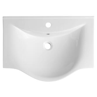 ZARA 65 Keramik-Waschbecken 64,5x46cm, Weiß