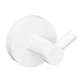 X-ROUND WHITE Doppelhaken, Weiß matt