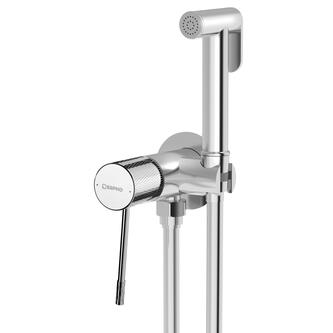 SOLARIS Unterputz-Bidetarmatur mit Brausestop, Rund, Chrom