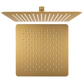 SLIM Kopfbrause, 300x300mm, Gold matt