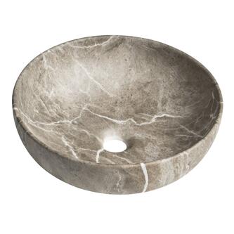 RONDANE Aufsatzwaschtisch,Keramik,41cm, Breccia marmor