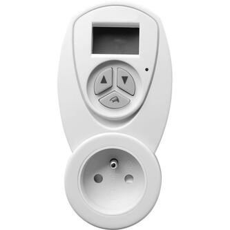 Termostat mit Zeitschaltuhr, Weiß