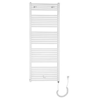 DIRECT-E Elektrischer Badheizkörper, gerade, 600x1680 mm, 800 W, Weiß