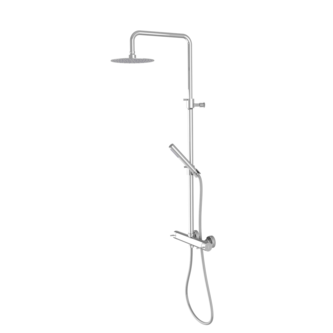 ULTRASAN Duschsäule mit Armatur, Chrom