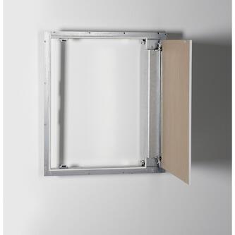ZARZ Inspektionstür unter Fliesen 60x90cm, klick-klack Öffnung, Stützräder