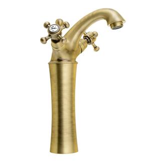 ANTEA Waschtischarmatur, hoch, mit Ablaufgarnitur 245mm, bronze