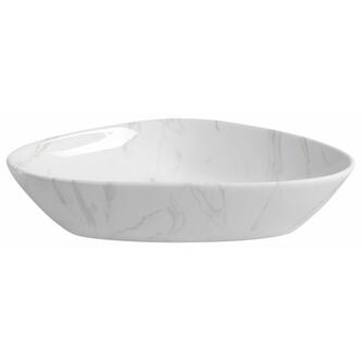 DALMA Keramik-Waschtisch 58,5x39 cm, carrara