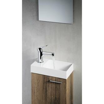 SIEGER Waschtischarmatur, Höhe 126mm, Chrom