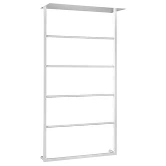 SKA Wandhandtuchhalter mit Ablage 604x1184x252mm, Weiß matt