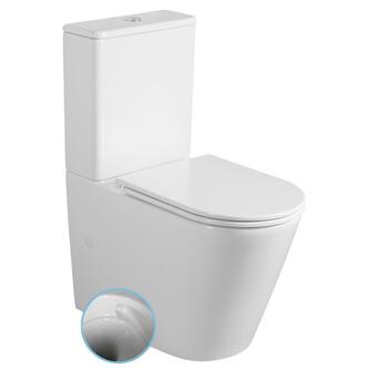 AVIS Kombi-WC, spülrandlos, Abgang senkrecht/waagerecht, weiß