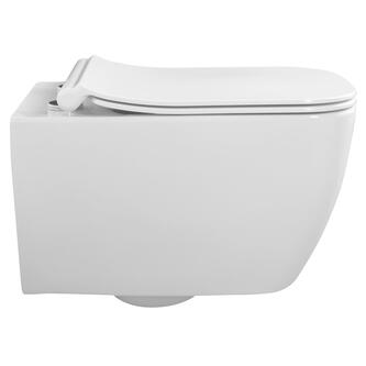 VEA Hänge-WC, spülrandlos, 34,5x52cm, weiß