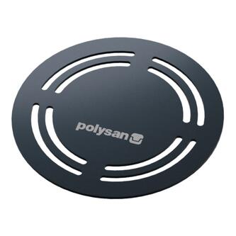 FLEXIA Ablaufabdeckung, rund, gun metal